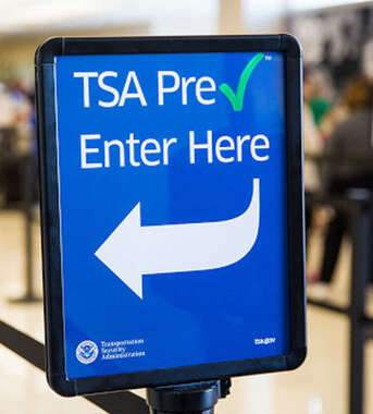TSA Pre-Check Sign