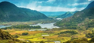 A landscape view of Killarney National Park