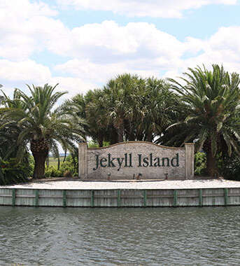 Bridge in Jekyll Island, Georgia